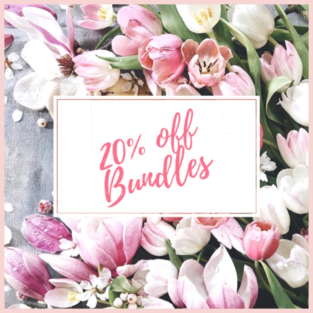 🌸 20% off bundles of 2 items or more! 🌸